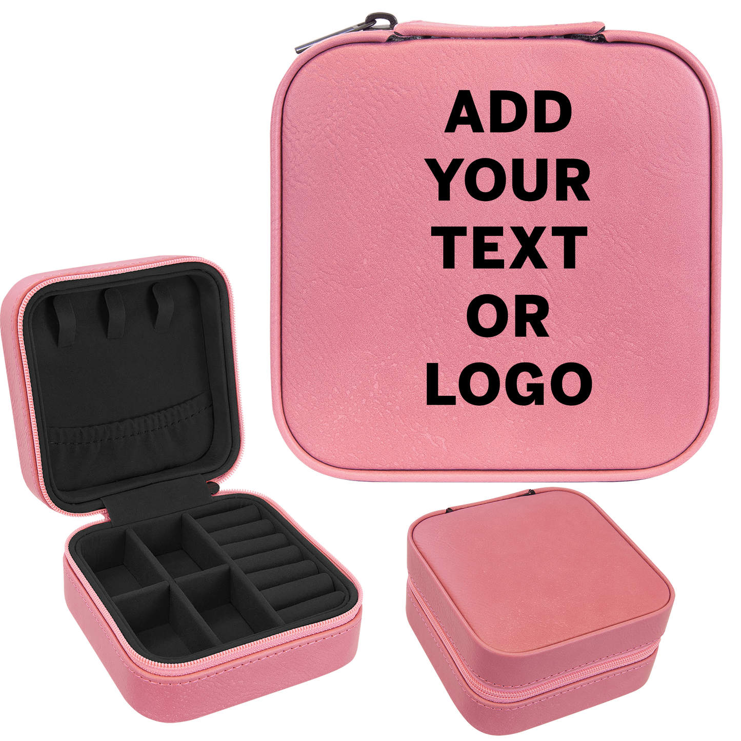 Fully Customizable Faux Leatherette Jewelry Box