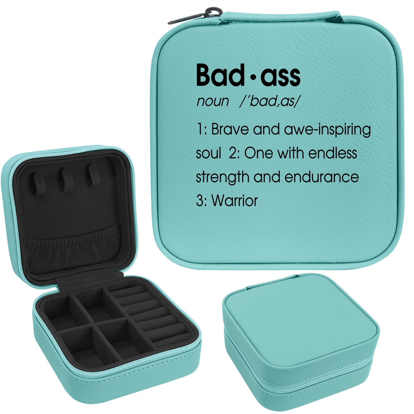 Bad Ass Faux Leatherette Jewelry Box
