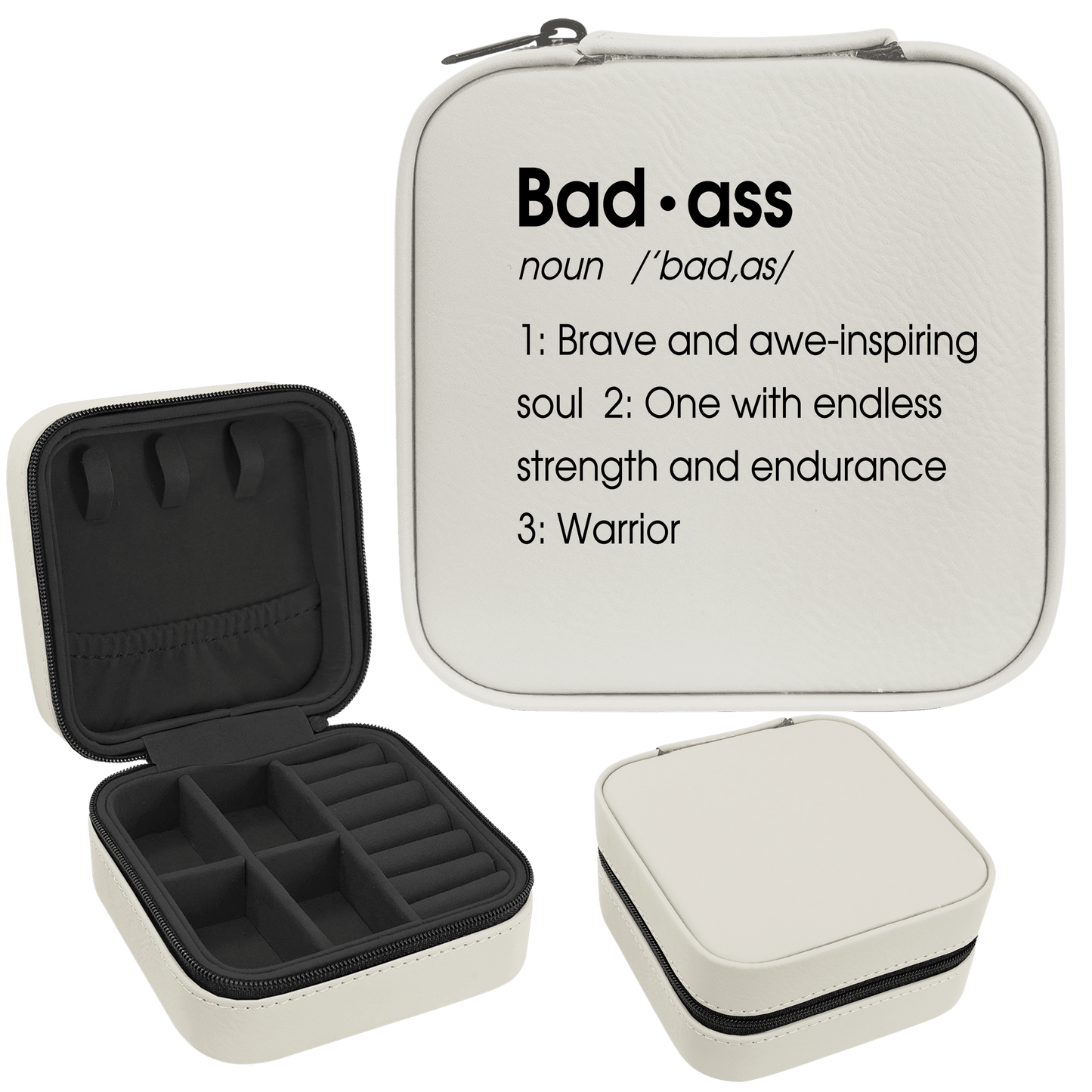 Bad Ass Faux Leatherette Jewelry Box