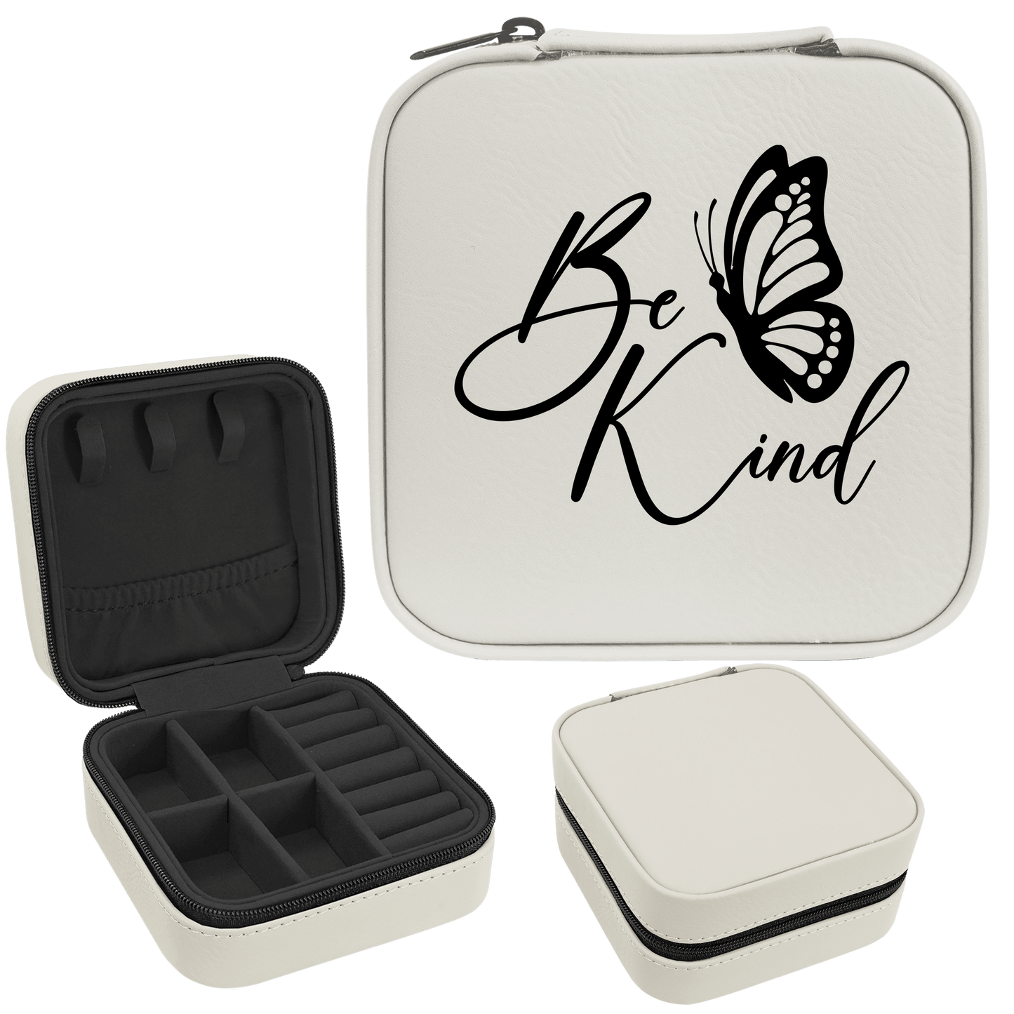 Be Kind Faux Leatherette Jewelry Box