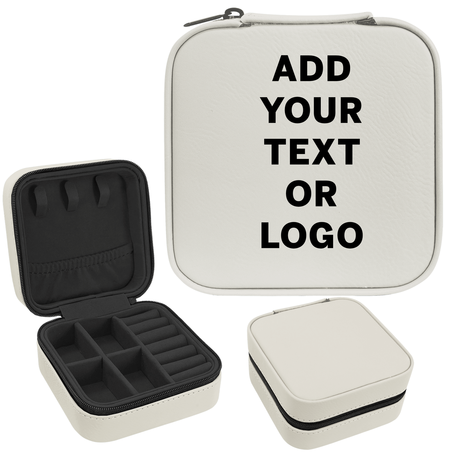 Fully Customizable Faux Leatherette Jewelry Box