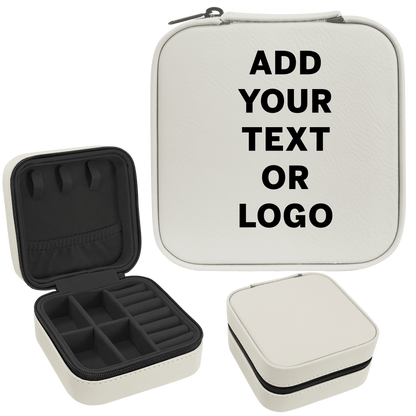 Fully Customizable Faux Leatherette Jewelry Box