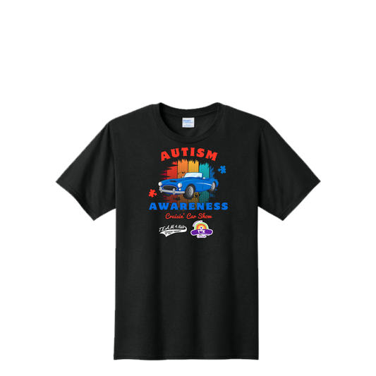 TEAM 4 Kids Official Autism Awareness Car Show Short Sleeve Youth T-Shirt