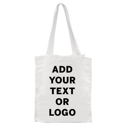 Fully Customizable White Canvas Bag 10"x12"