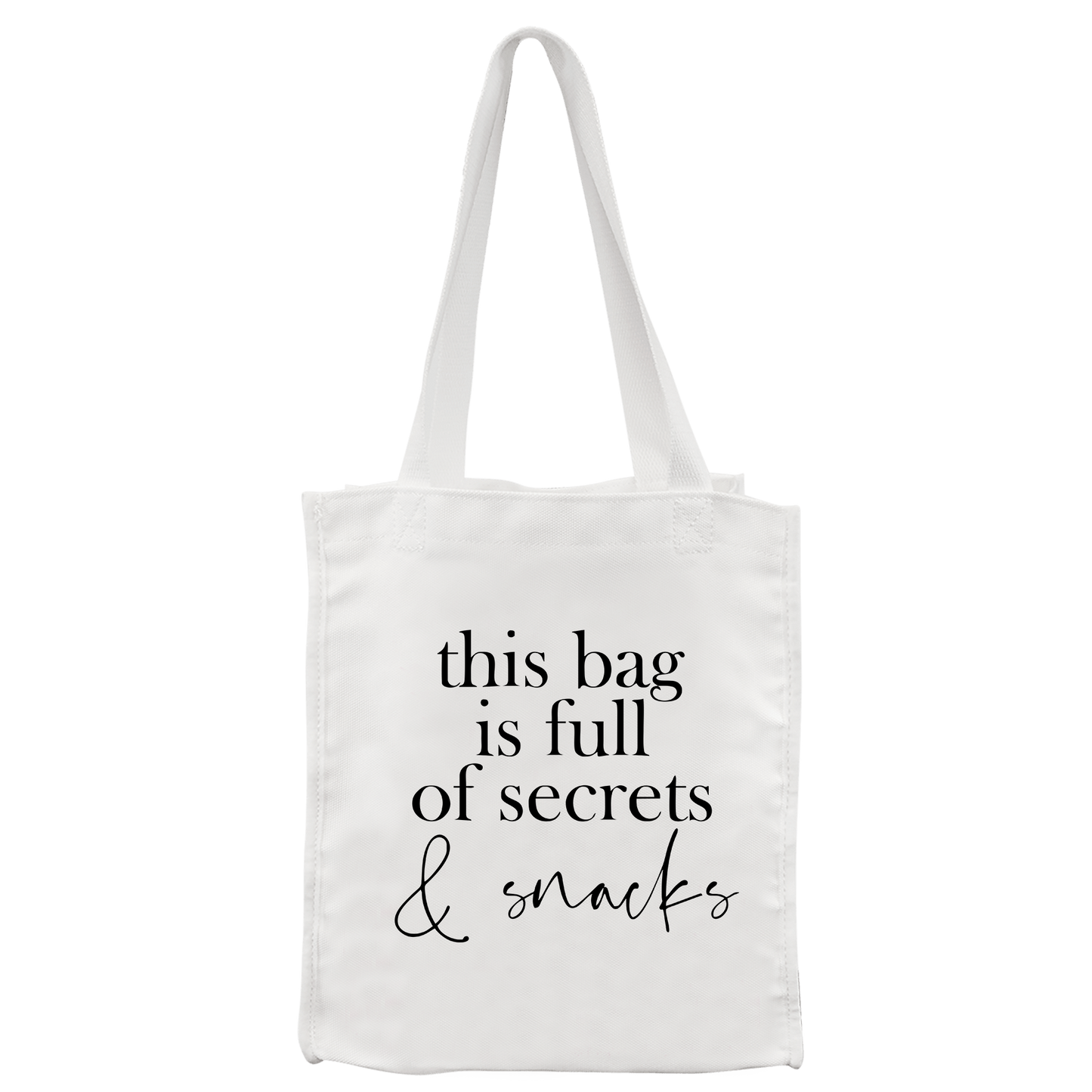 White Canvas Bag 10"x12"