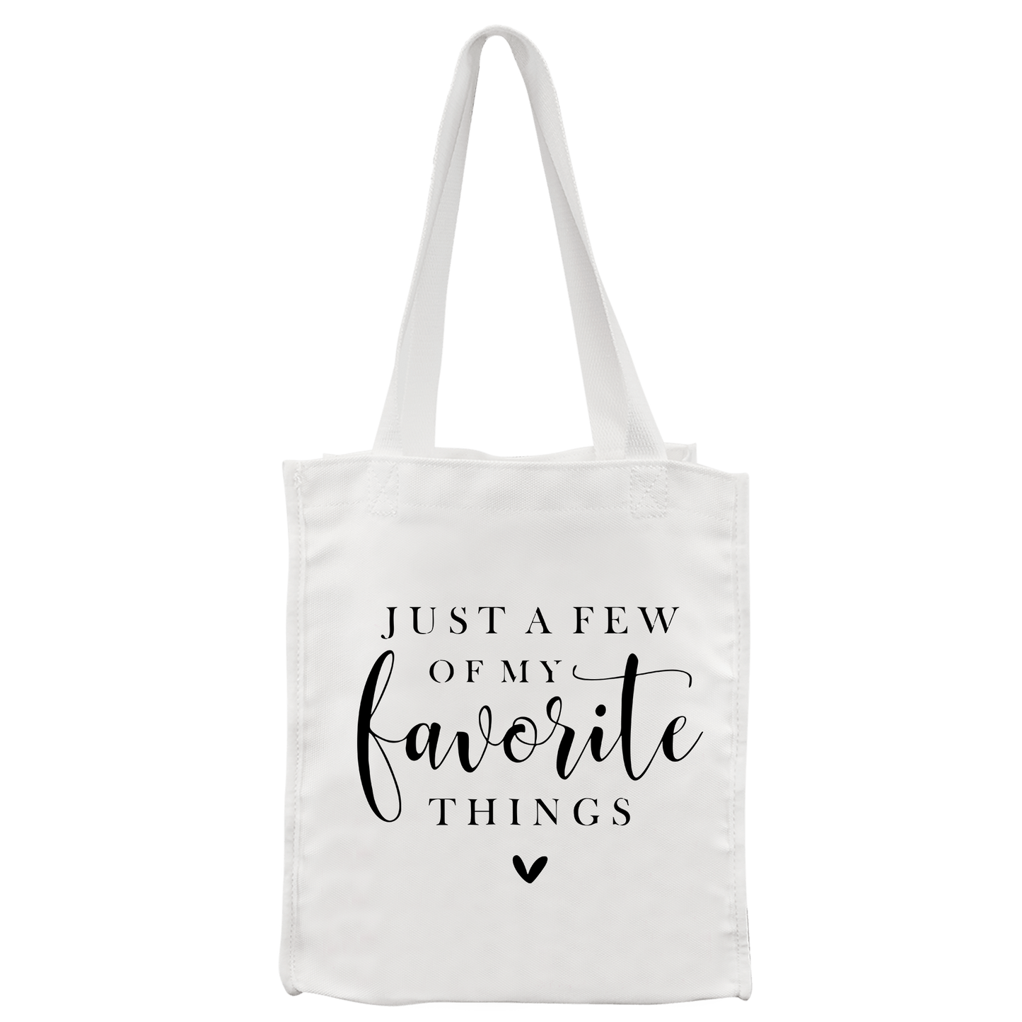 White Canvas Bag 10"x12"