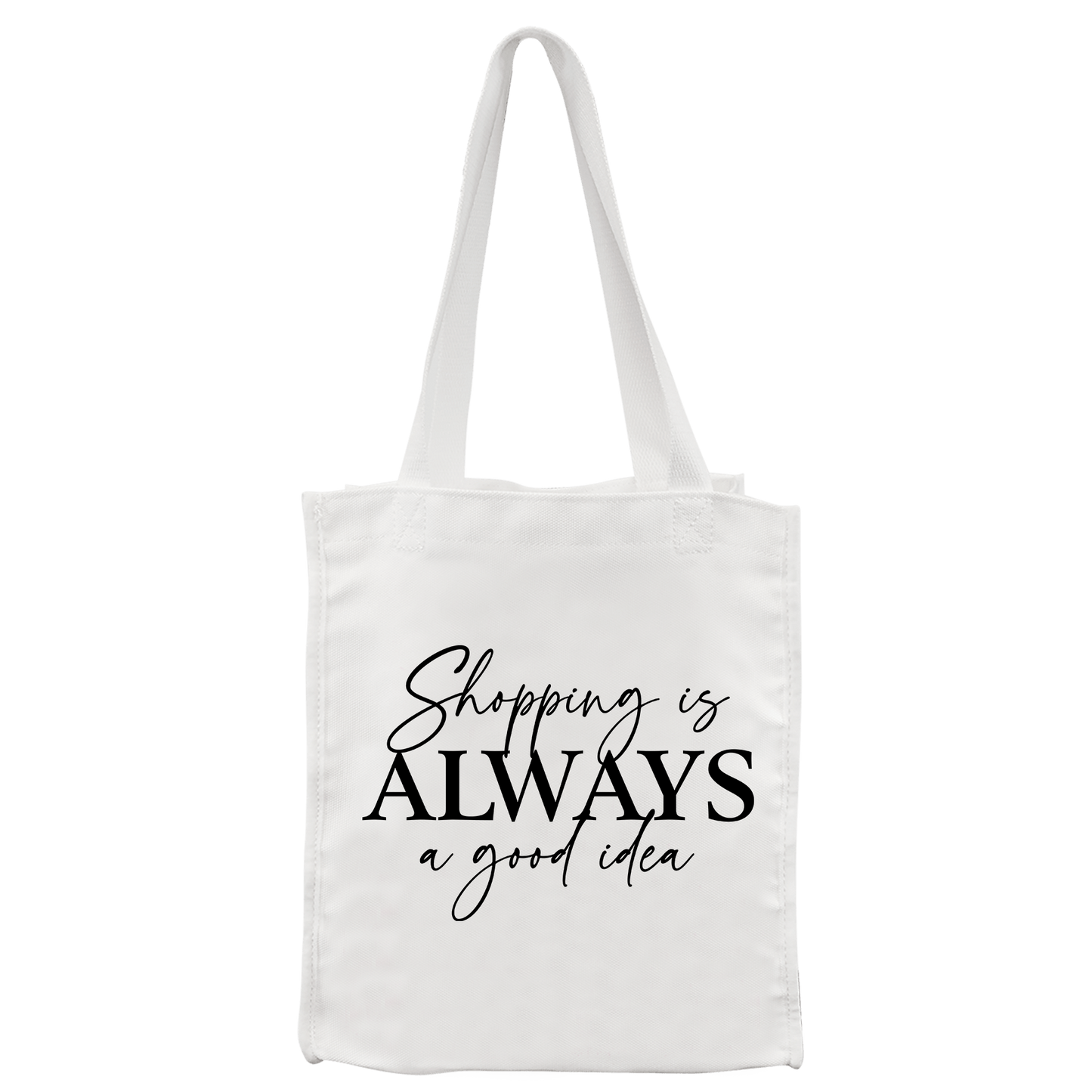 White Canvas Bag 10"x12"