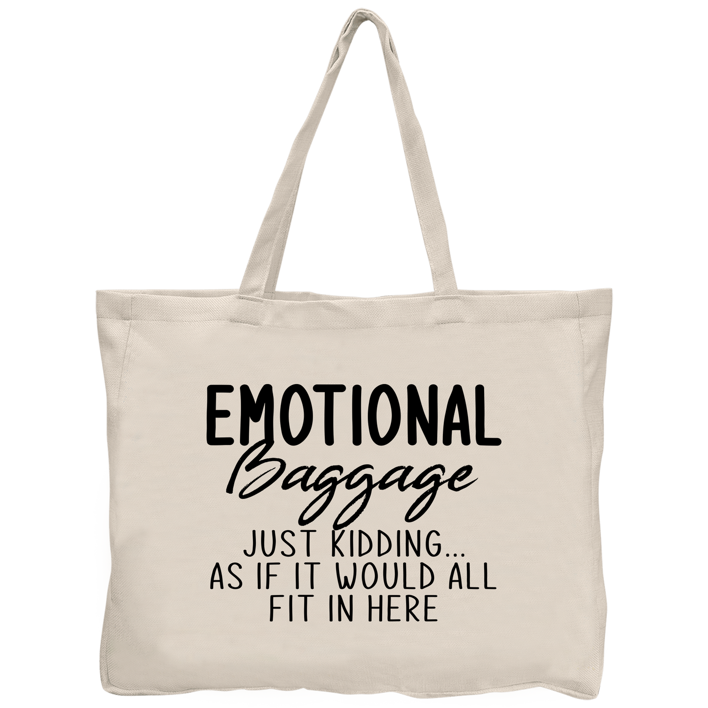 Extra-Large Linen Tote Bag 20"x16"