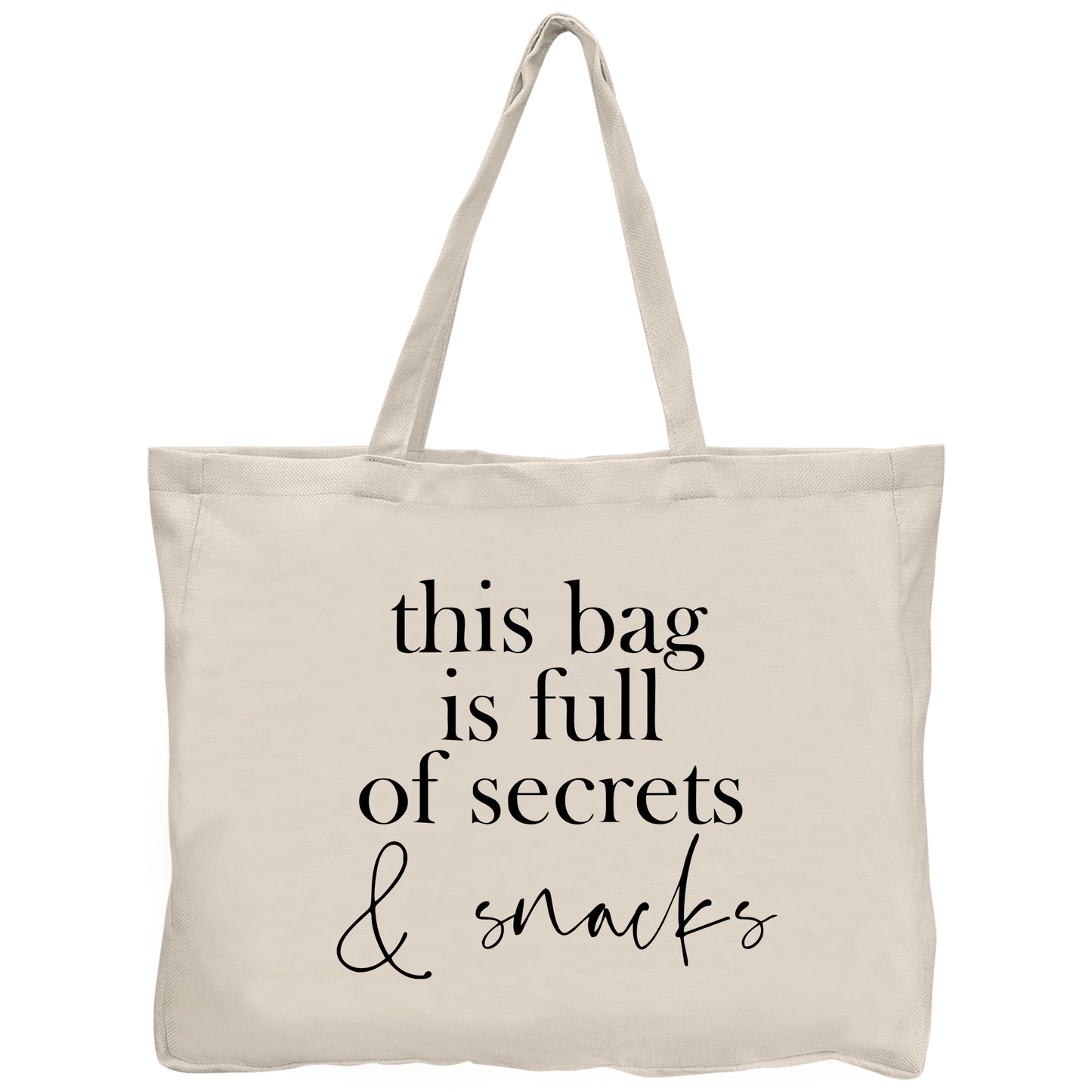 Extra-Large Linen Tote Bag 20"x16"