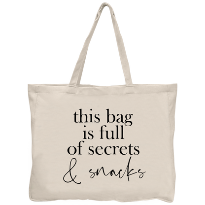 Extra-Large Linen Tote Bag 20"x16"