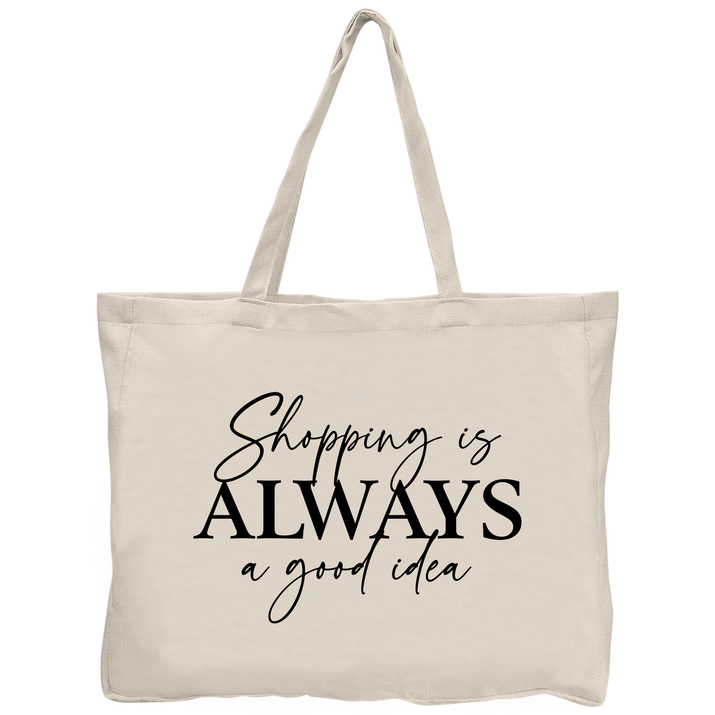 Extra-Large Linen Tote Bag 20"x16"